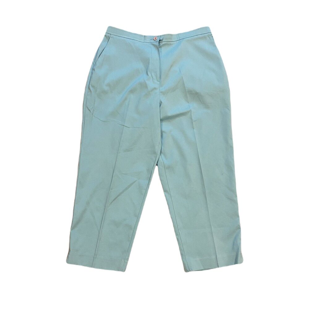 C.B. Collections Capri Pants ~ Sz 14 ~ Blue ~ High Rise ~ 23.5" Inseam